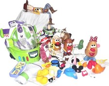 TOY STORY huge Bundle talking Toys Woody jessie Rex vintage wdw Mr potato helmet