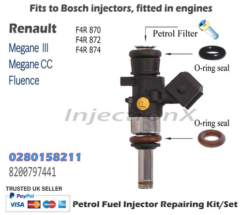 Fuel injector service kit - fuel,