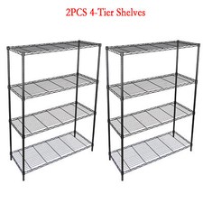 2PCS 4-Shelf Heavy Duty