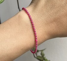 Pink Minimalist Petite Beaded
