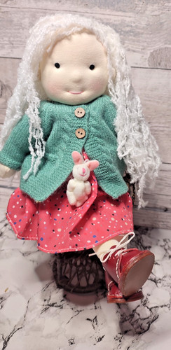 Waldorf doll with natural - doll,