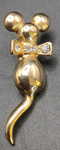 Intage gold tone - gold, brooch