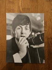 Original 1964 Beatles Paul McCartney Black and White Photograph