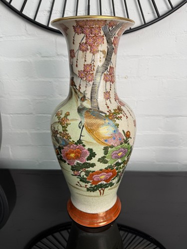 Large antique japanese satsuma - antique,