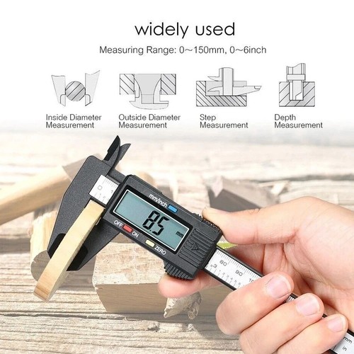 150mm digital caliper - 150mm, 6"