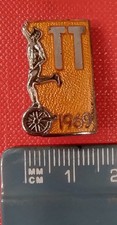 Vintage enamel badge