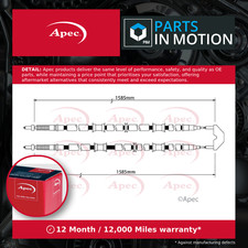 Handbrake Cable fits VAUXHALL