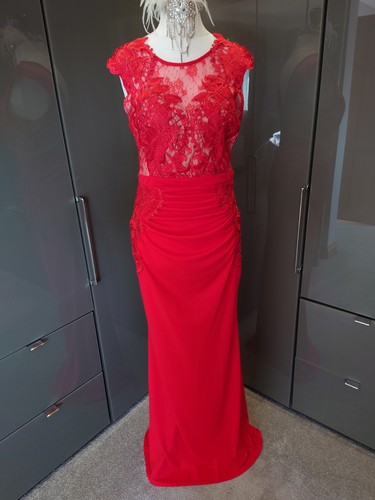 Lipsy dress red lace - dress, 12