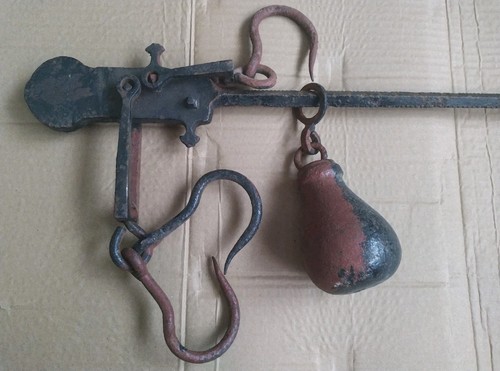 Antique iron balance beam - antique,