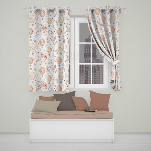 Blackout eyelet curtains soft - blackout,