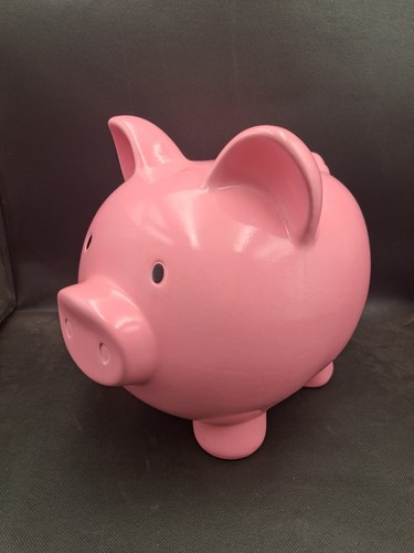 Giant pink piggy bank - piggy,