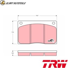Brake pad set disc - brake,