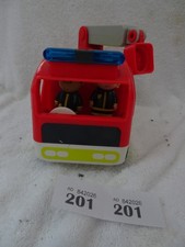 ELC Happyland Lights And Sounds Fire Engine With 2 Firefighters Working