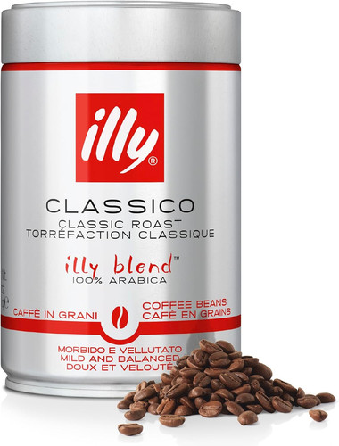 Illy classico coffee - classico, beans