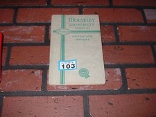 WOLSELEY SIX NINETY DRIVERS