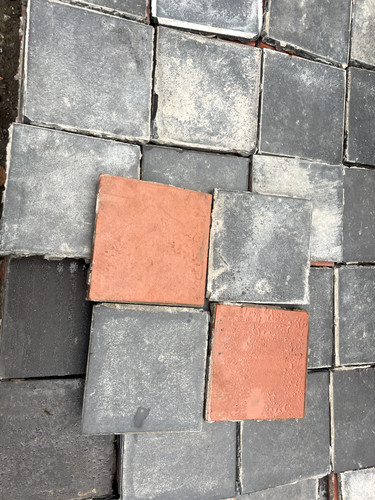 Reclaimed quarry tiles 6x6 - tiles,