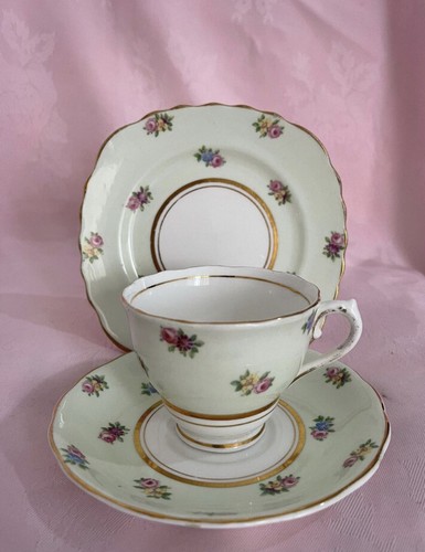 Colclough bone china tea trio - tea,