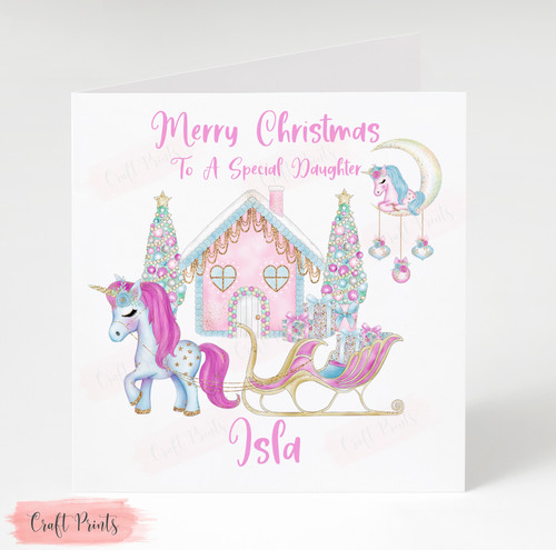 Handmade personalised unicorn - handmade,