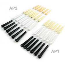Acoustic guitar bridge string end pins or pegs AP1 AP2