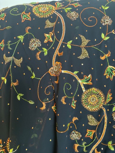Beautiful black georgette - beautiful,