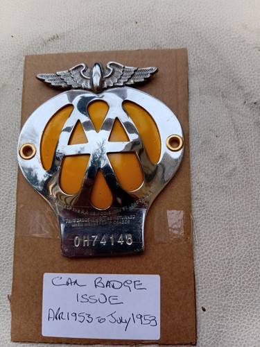 Vintage car badge a - car,