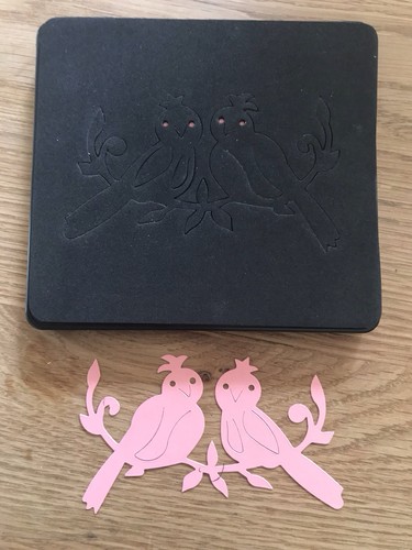 Love birds tree branch sizzix - tree,