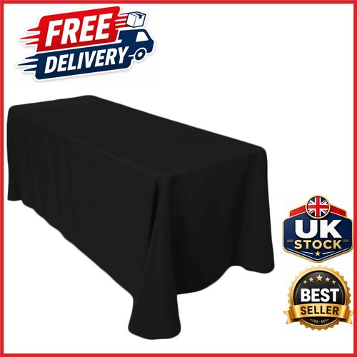 Black tablecloth 144 - tablecloth, x