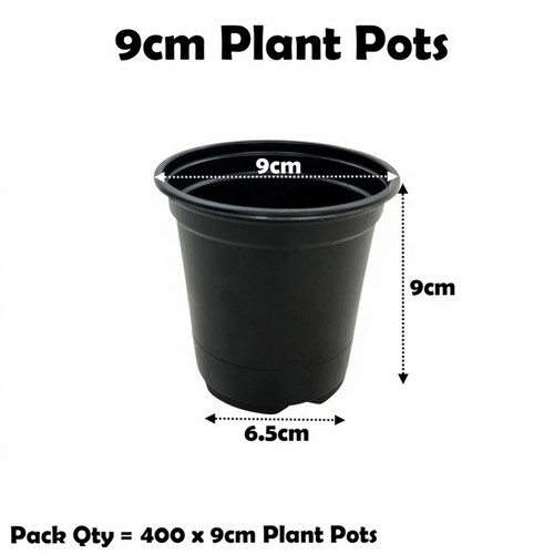 9cm plant pots - pots, (3.5")
