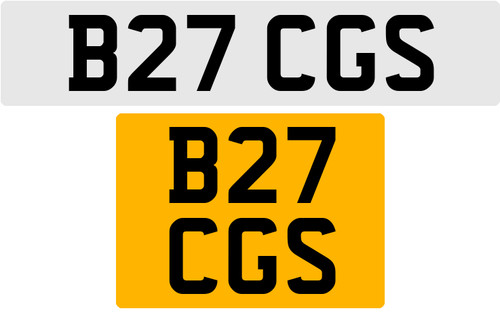 B27 cgs old style - b27, number