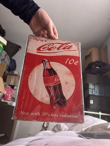 Reproduction cola sign - reproduction,