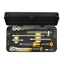 Elora Metric Socket Set 1/4"D