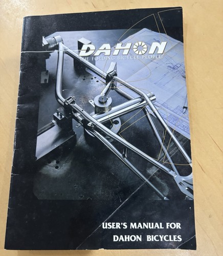 Vtg dahon the - folding, bicycle