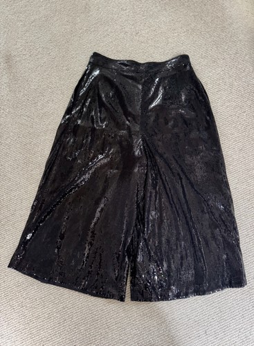 Wide leg black - h&m,