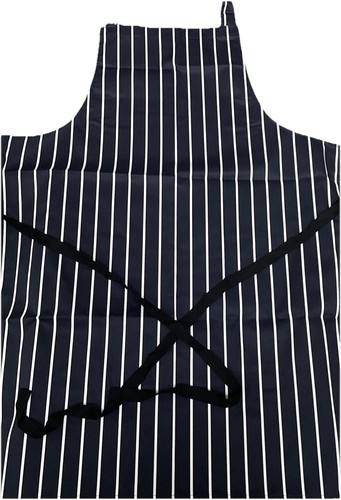 Blue striped apron - apron, butchers