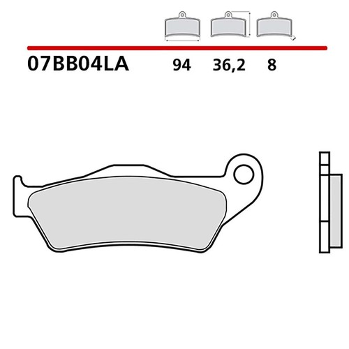 Brembo front brake pad - brembo,