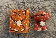 Avon Calico Cat Red Kitty 1973