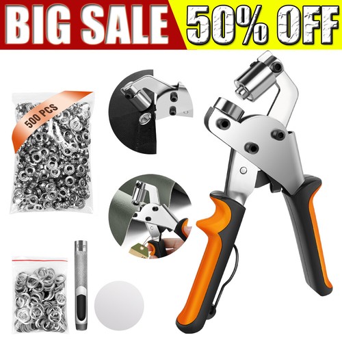 Eyelet pliers kit - +, 500