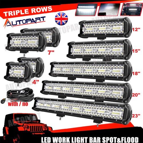 Tri rows led - work, light