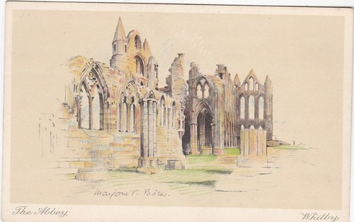 Artist drawn the abbey - artist, drawn,