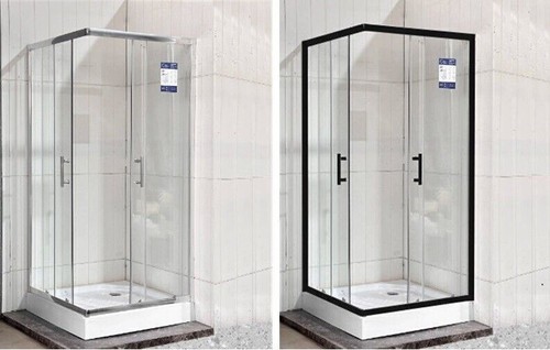 Corner entry shower - corner, enclosure