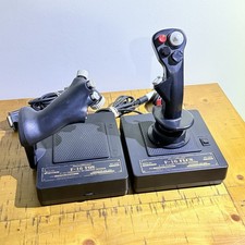 Thrustmaster F-16 FLCS F-16 Flight Control System Joystick & Throttle Working