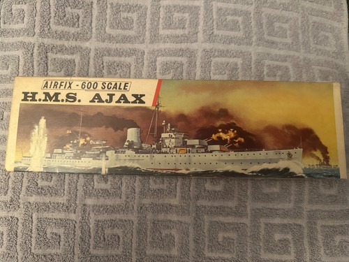 Vintage airfix 600 hms ajax - vintage,
