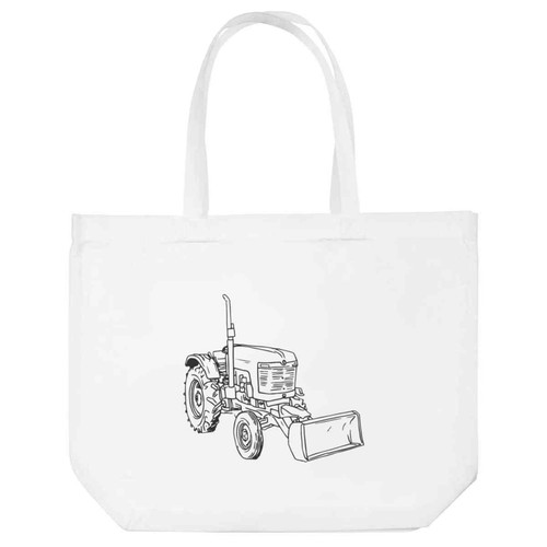 Tractor with digger - with,