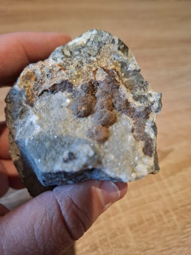 Botryoidal mineral quartz - on,