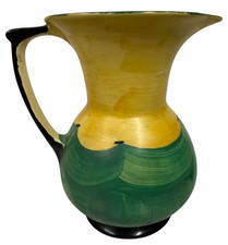 Myott Son & Co Art Deco Pottery Pitcher or Jug Vase 1930s 19 cm Pattern 9772