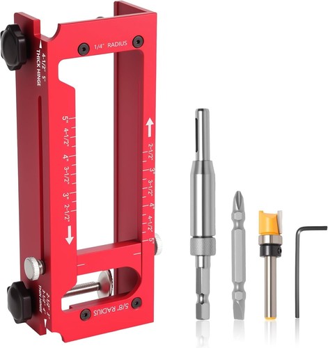 Door hinge jig template - hinge,