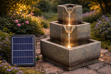 Solar powered garden water - powered,