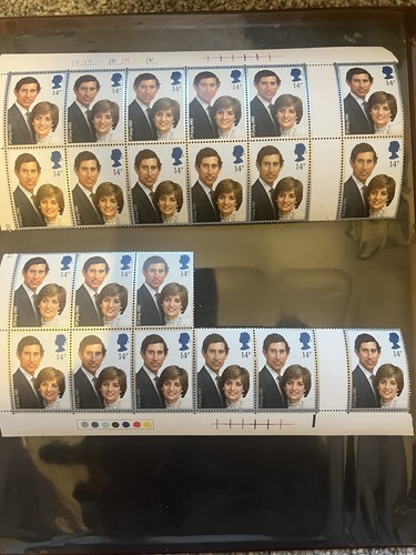 Charles and diana stamps - charles,