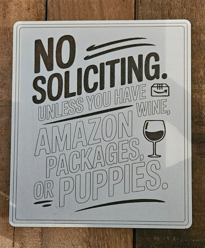 Soliciting white mdf - -,