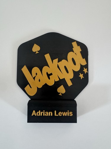 Adrian lewis jackpot display - adrian,